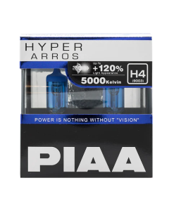 PIAA | H4 | Hyper Arros 5000K Halogen pære