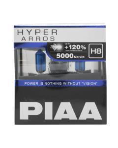 PIAA | H8 | Hyper Arros 5000K Halogen pære